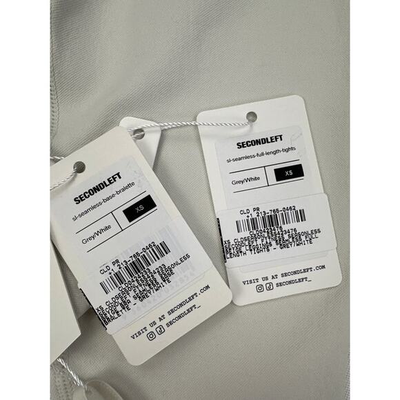 Second Left - Seamless Base Bralette Crop Top & High Waist Seamless Leggings in - Picture 2 of 3